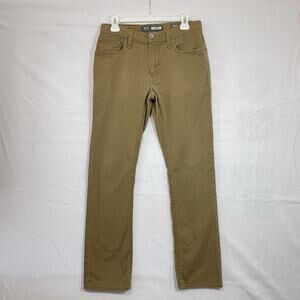 BKE Jake Pants Men's 30 Regular 30x30 Brown Straight Leg Mid Rise Cotton Blend